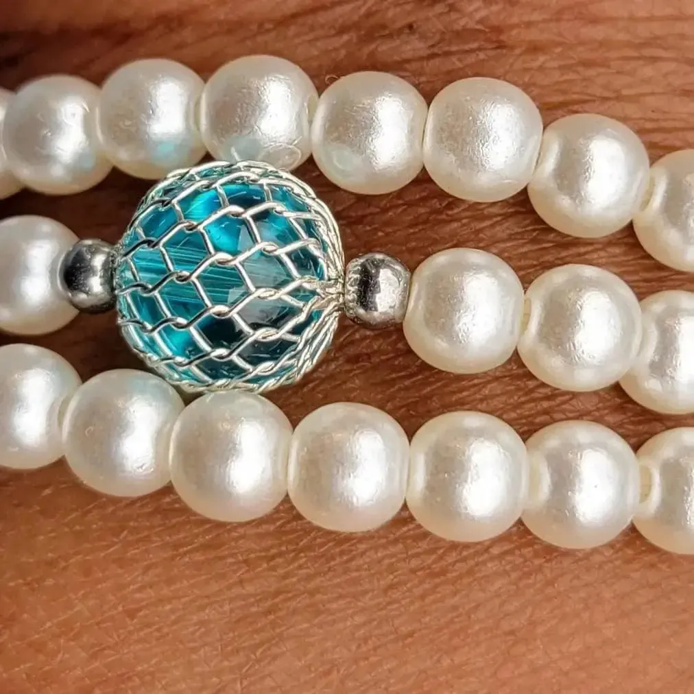 Versatile Pearl Bracelet or Necklace