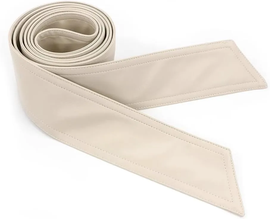 Women Soft Leather Sash Belt Down Coat Tie Waistband Leather Jacket Coat Belts