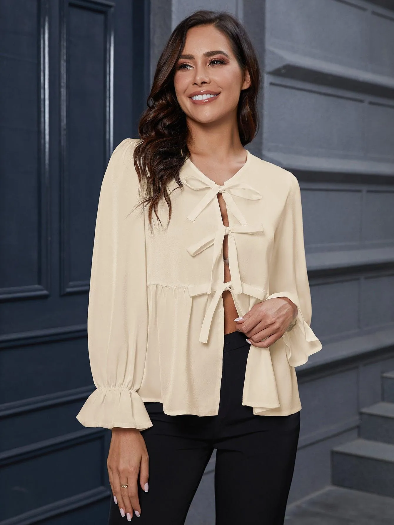 Women's casual top 100% Polyester