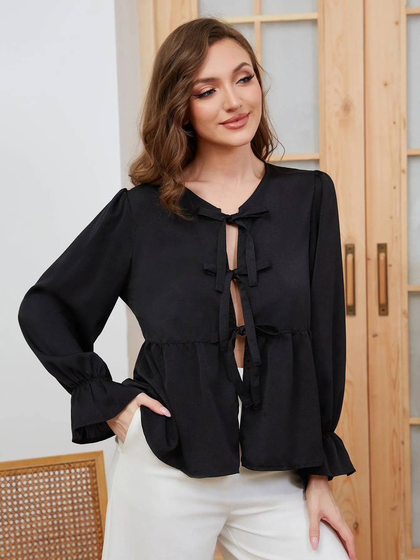 Women's casual top 100% Polyester
