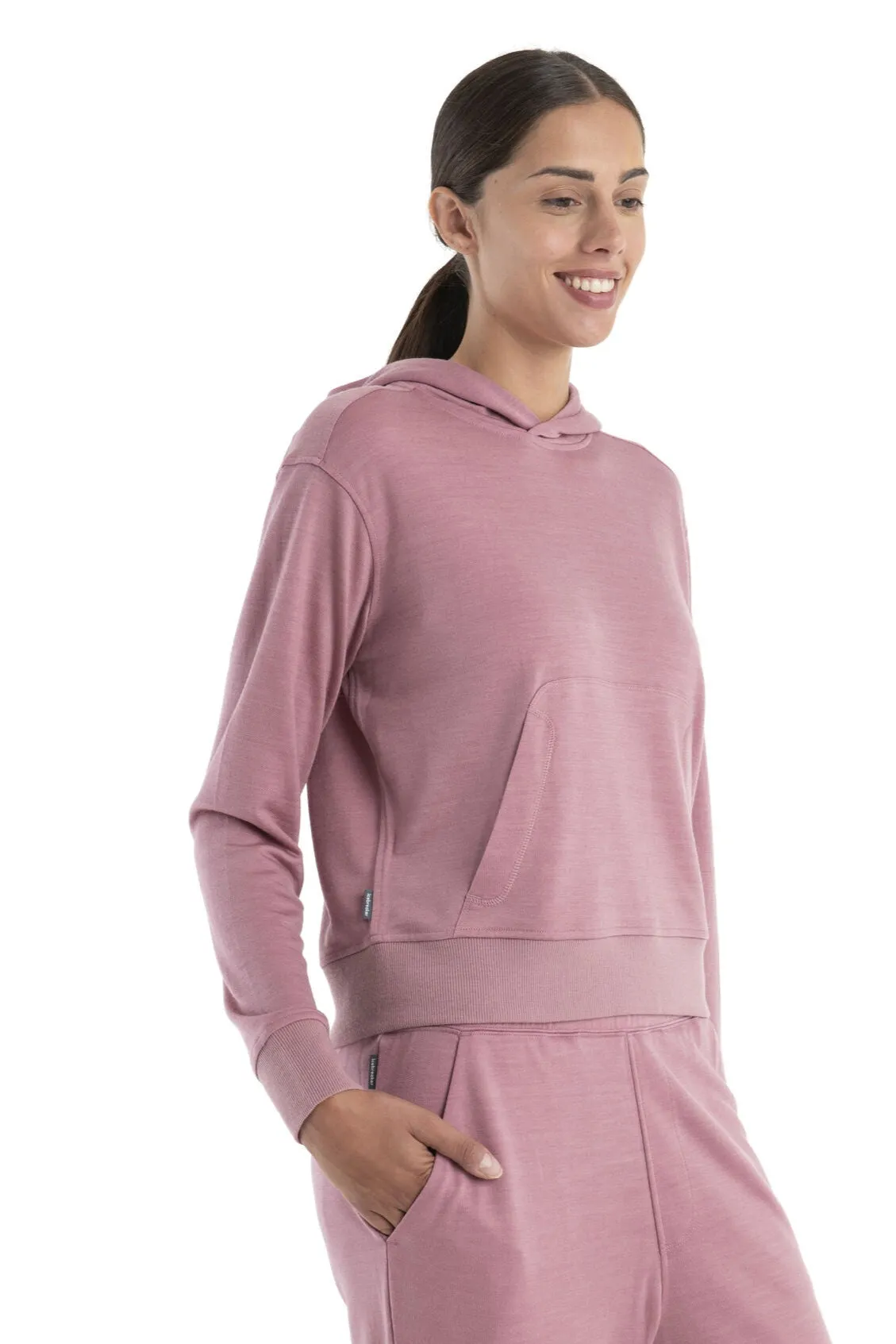 Womens Merino Crush II Long Sleeve Hoodie