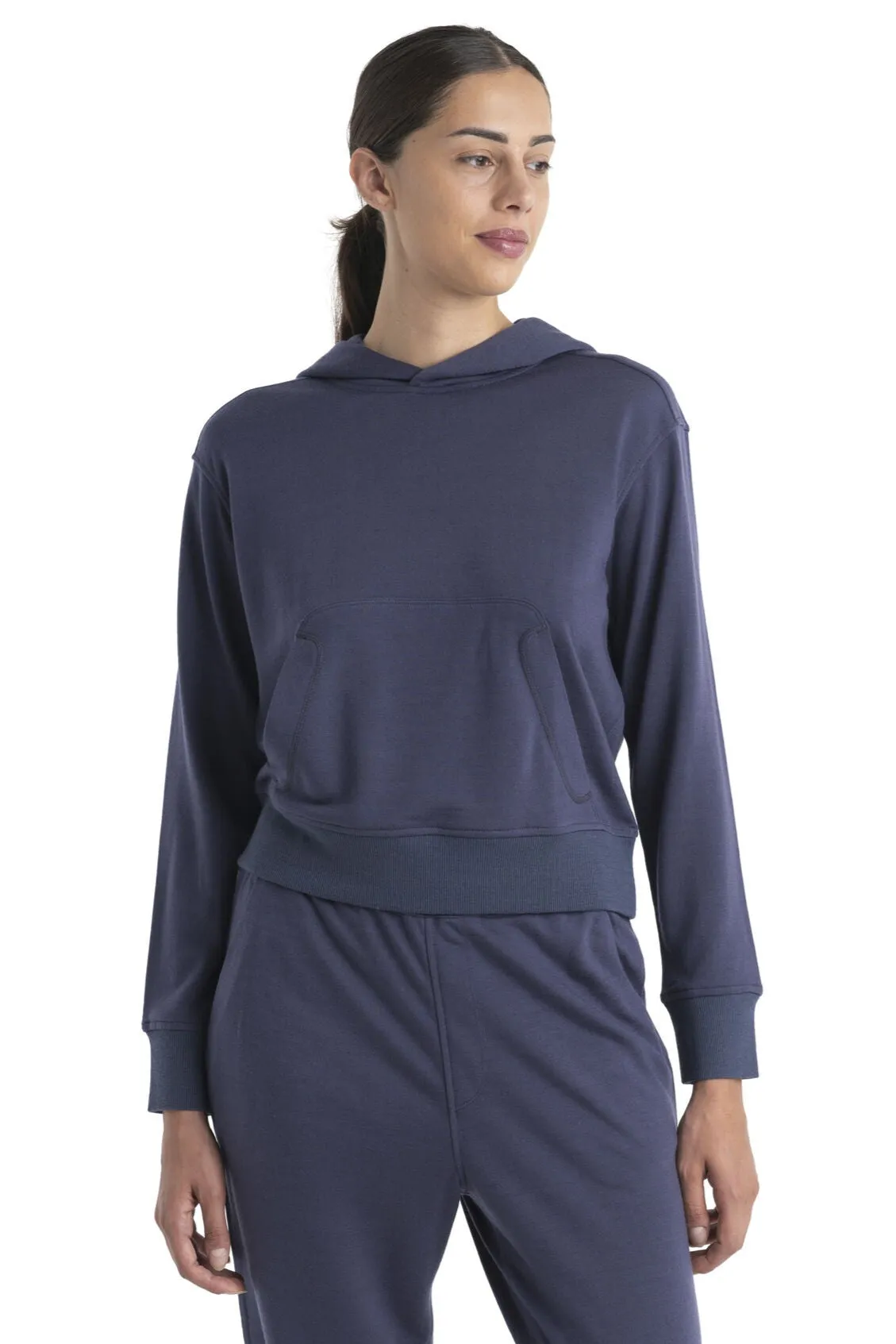 Womens Merino Crush II Long Sleeve Hoodie